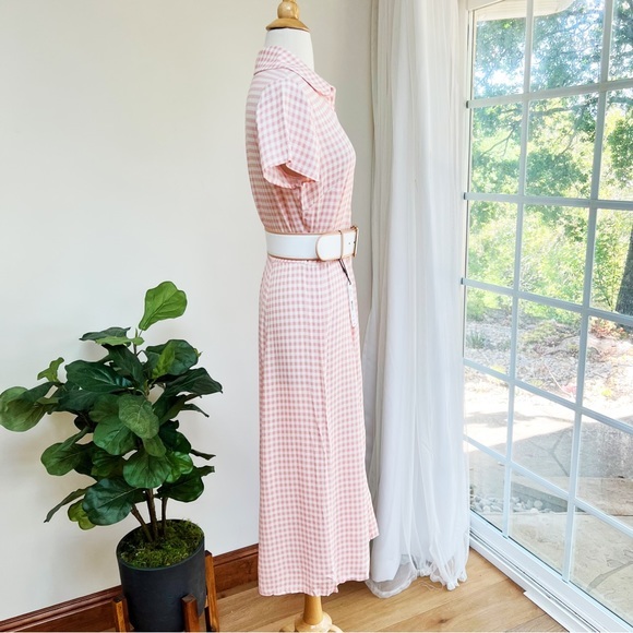Anthropologie Reformation gingham midi dress - Picture 9 of 12